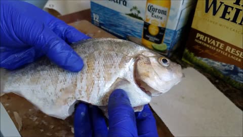 How to clean a whole fish - how to scale a fish