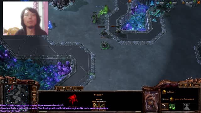 starcraft2 zerg vs terran got a victory on moondance but defeated by a protoss with zealots.. :/