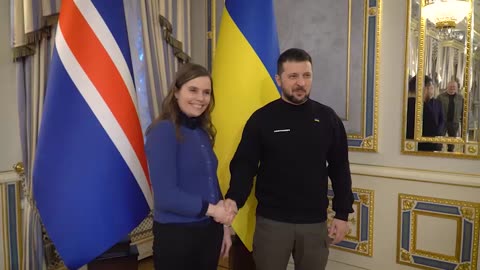 Prime Minister of Iceland Katrín Jakobsdóttir met with Zelensky