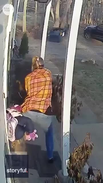 Heroic mom saves terrified five-year-old from raccoon attack