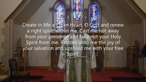 Worship for 20th Sunday after Pentecost 2022