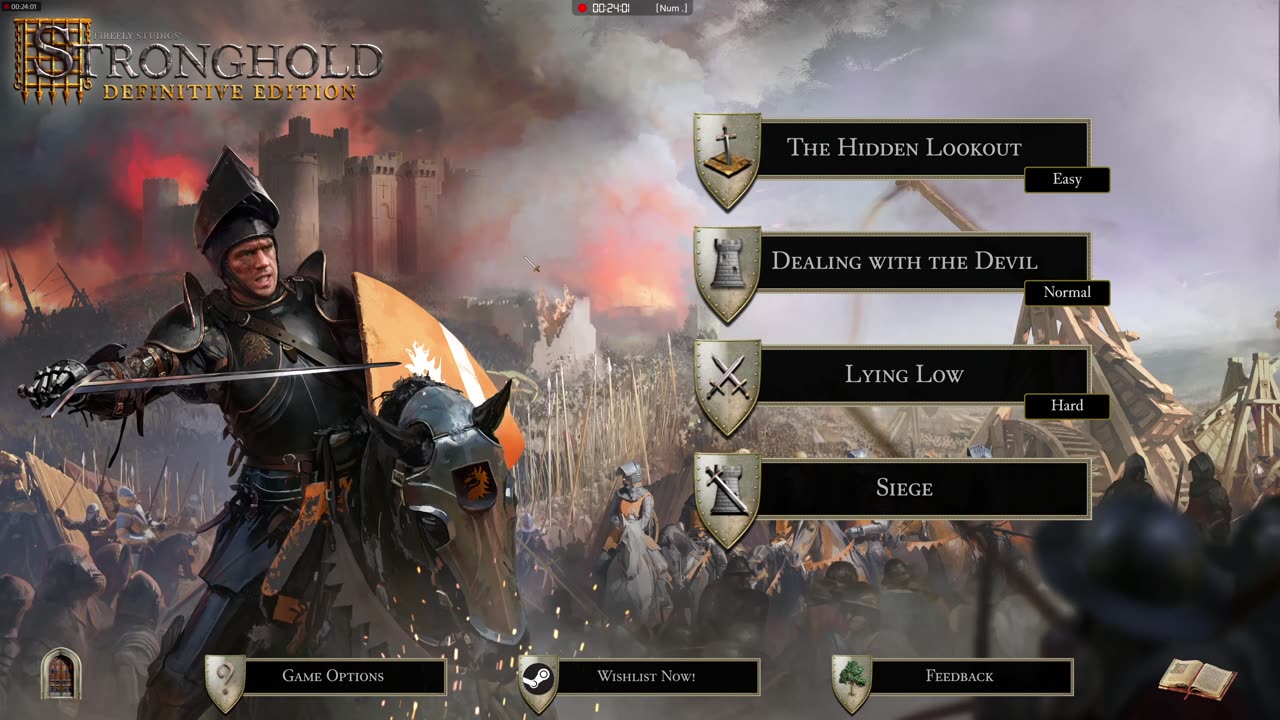 Stronghold Definitive Edtion Demo #1 The Hidden Lookout
