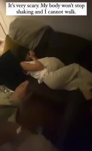 I don't know what is happening to me but I can't stop shaking.