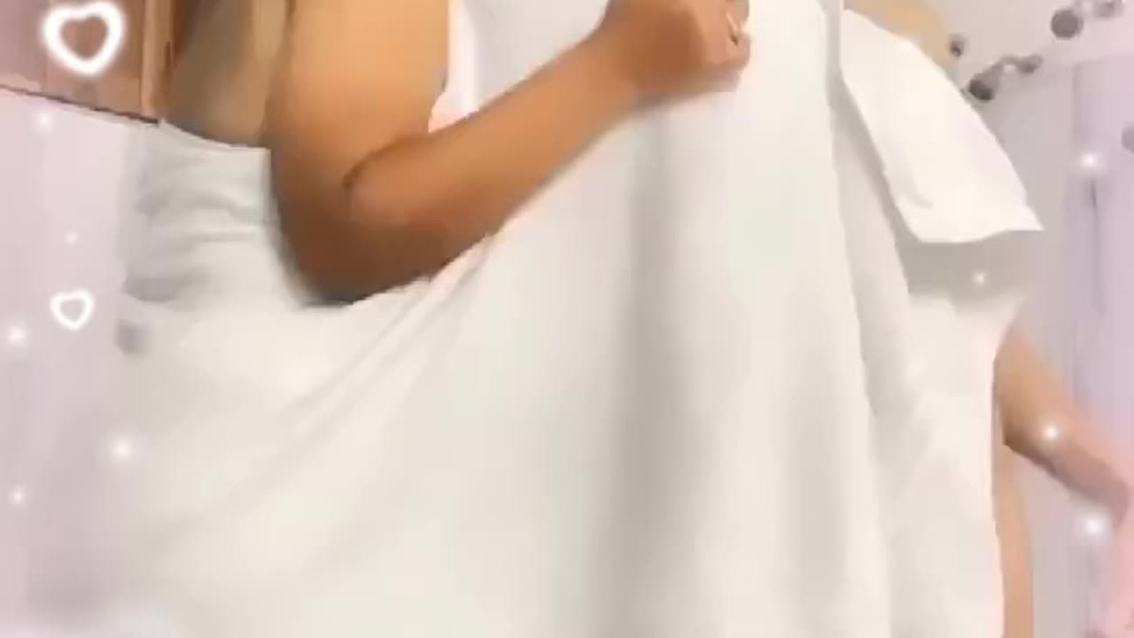 Girls teasing hot with bath towel