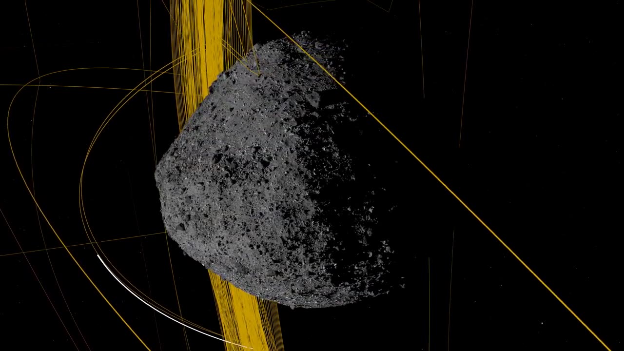 OSIRIS-REx Slings Orbital Web Around Asteroid to Capture Sample _ 4K