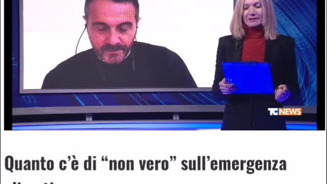 TG TELECOLOR: ESISTE UN'ORGANIZZAZIONE CHE PAGA I GIORNALISTI PER DIFFONDERE L'IDEOLOGIA DEL CAMBIAMENTO CLIMATICO/CREARE ALLARMISMO (Interv n. 21 - 18/01/2023)