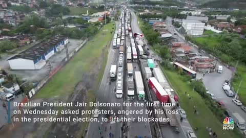 Brazil's Bolsonaro Tells Protesters To Lift Blockades