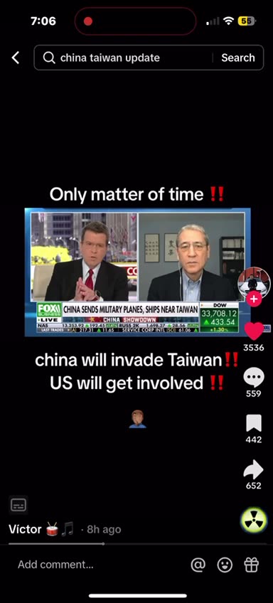 Fox News WW3 China Taiwan escalation - Wag the Dog!!!