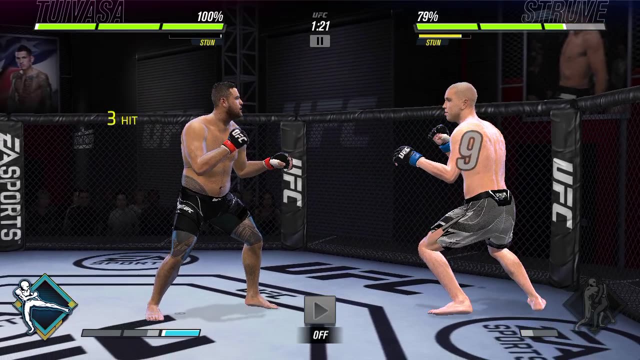 UfC Mobile game fight card #like #follow