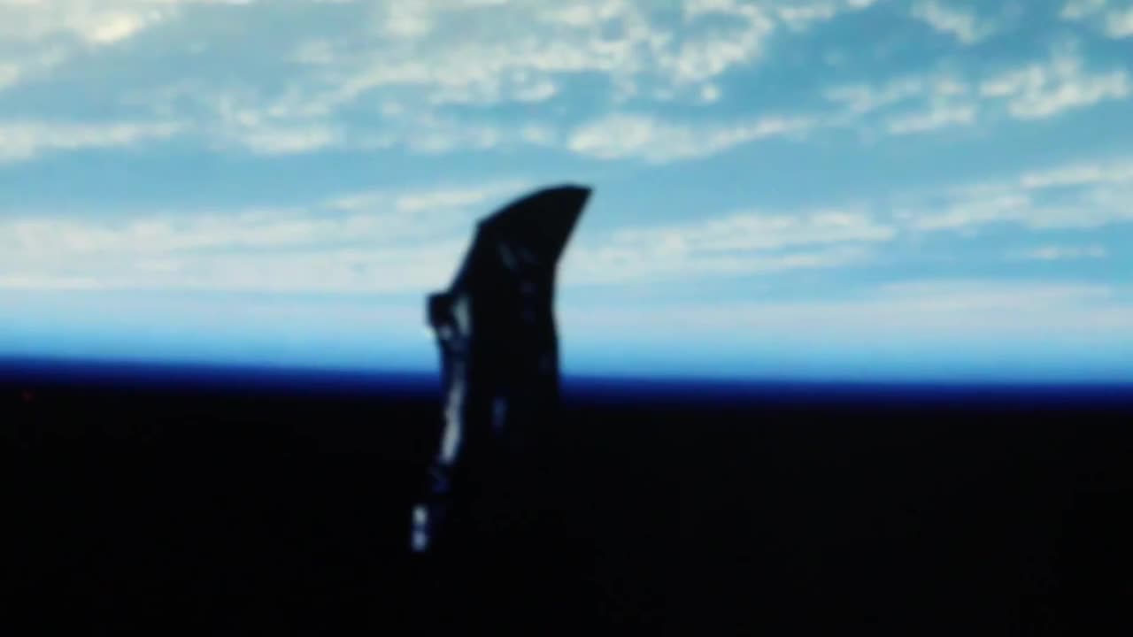 Black Knight Satellite above earth