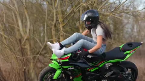 Stunt Bike Rider Girl