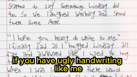 Bad Handwriting is a Gift | #shorts