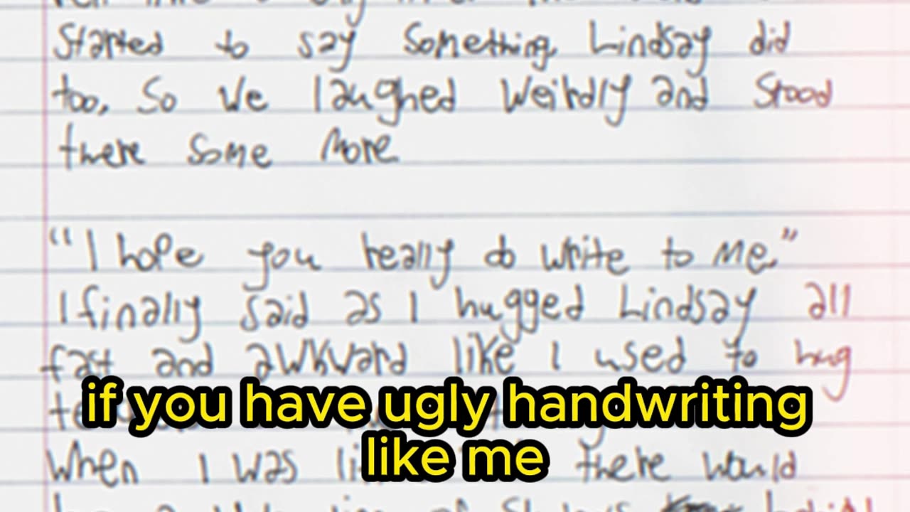 Bad Handwriting is a Gift | #shorts