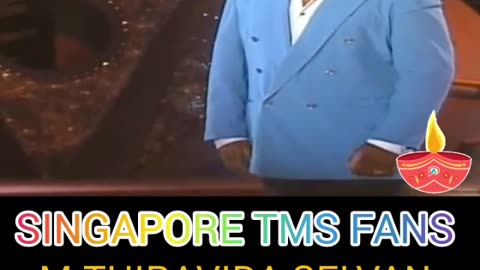 SINGAPORE TMS FANS. I MISS YOU THAGARAJU SINGAPORE