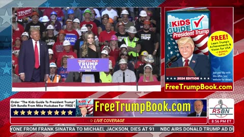WATCH: Megyn Kelly Speaks at President Trump’s Rally in Pittsburgh, PA - 11/4/24