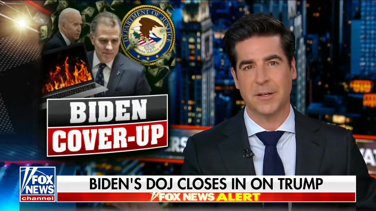 The Same DOJ Covering For Biden Is Going After Trump: Watters