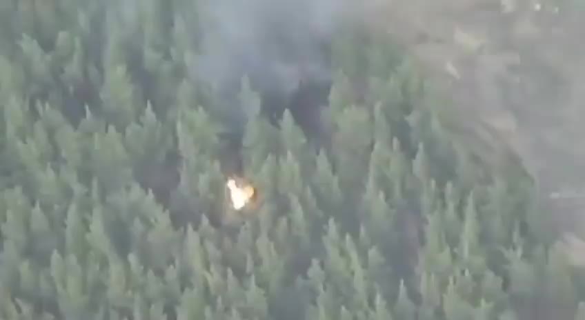 Russian T-72 Tank Destroyed By Ukrainian Forces.