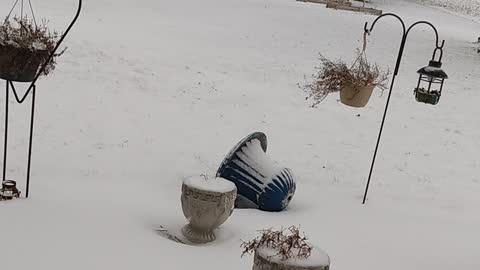 First snow in Kokomo