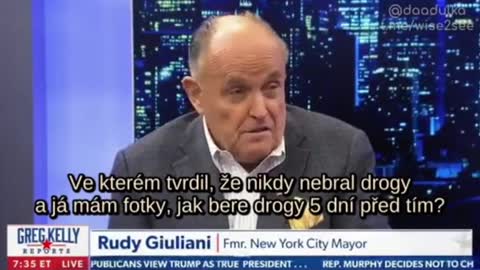 Bývalý starosta New Yorku a právník Rudolph Giuliani o Hunteru Bidenovi