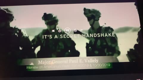 Major general Paul Vallely talking about Q