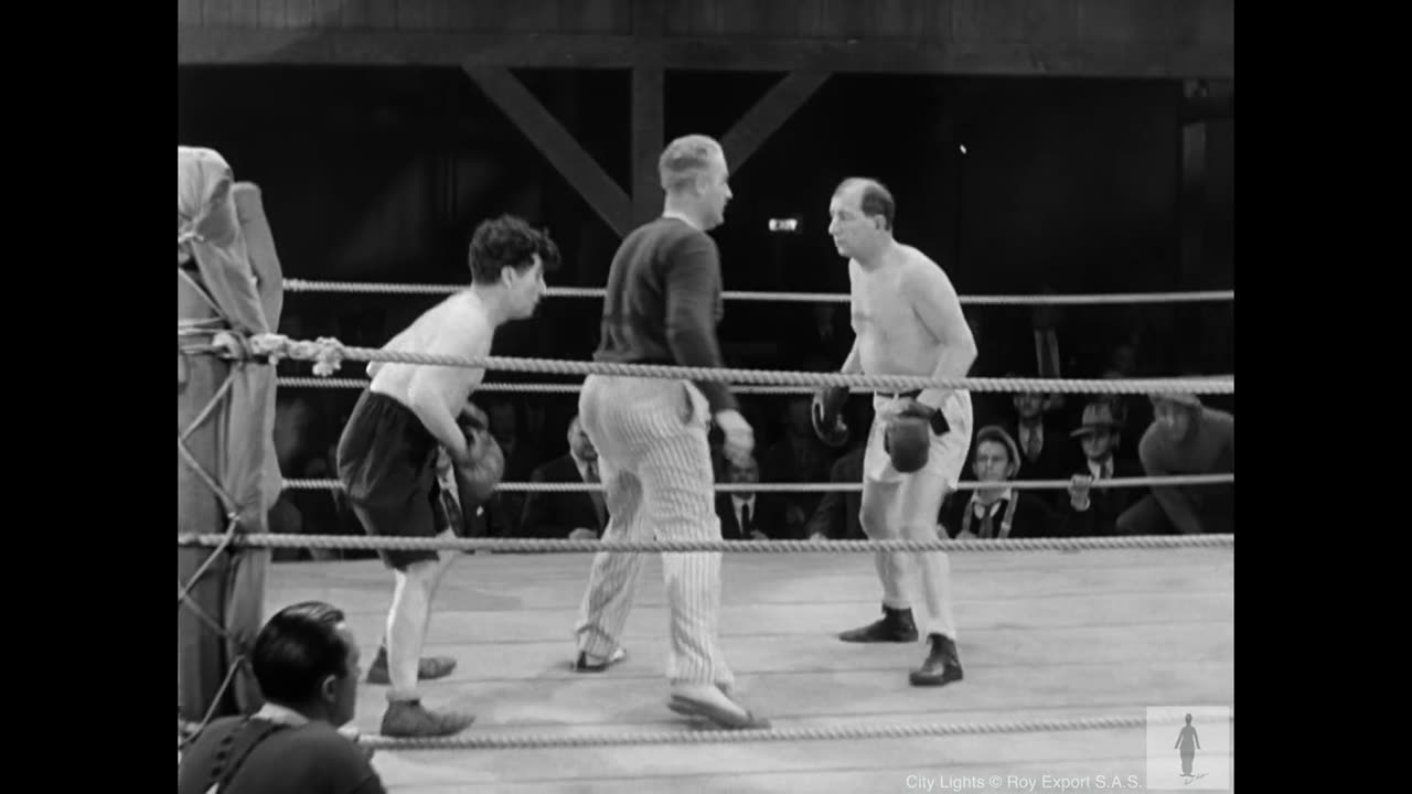 Charlie chaplin boxing match