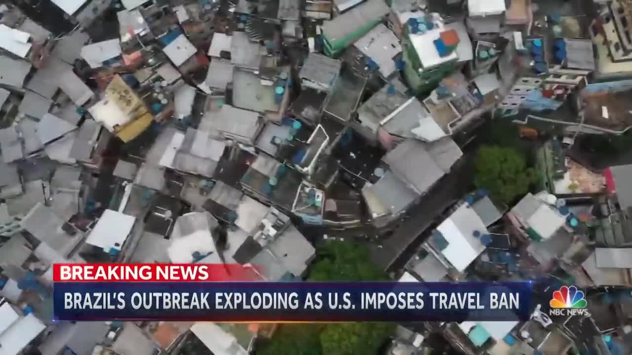 Inside Brazil Field Hospital Battling Coronavirus | NBC Nightly News