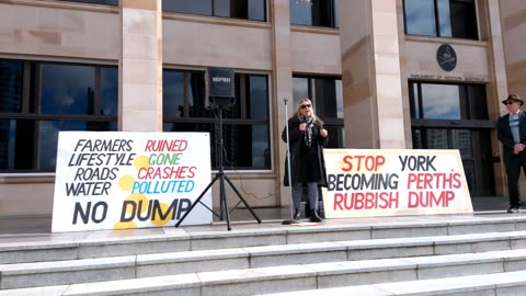 No Rubbish Tip in YORK Rally