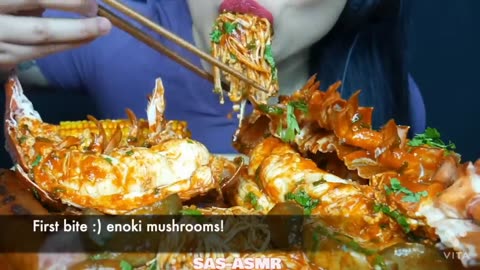 spicy sea food MUCKBANG