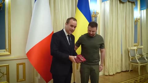 Minister of the Armed Forces of France, Sebastien Lecornu met Zelenskiy