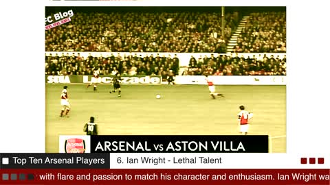 Top 10 Arsenal Players - Countdown of the Best Players to Play for The Gunners in Recent Years IMHO.