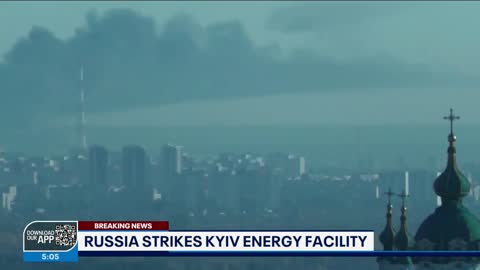 Russia strikes Kyiv energy facility