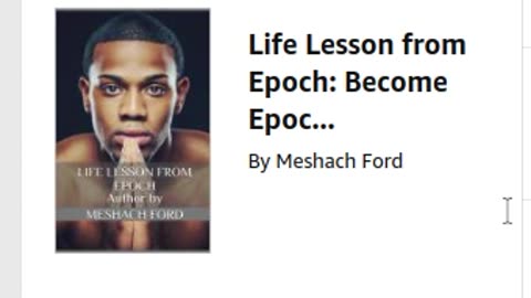 "Life Lesson from Epoch" -Checkout Description