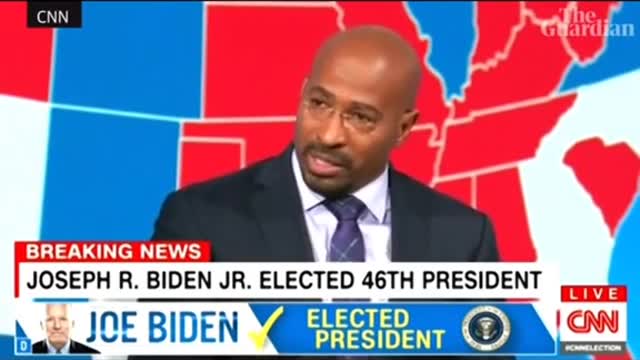 CNN Anchor chokes back tears on National Television when Joe Biden won