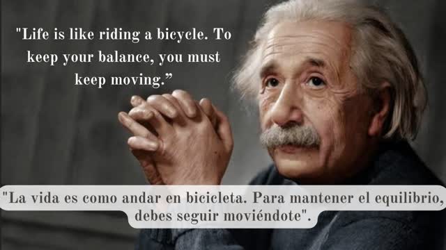 20 quotes Albert Einstein ( Part I ), Spanish Translation