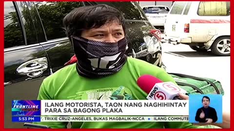 LTO, puspusan ang paggawa ng plaka para mapunan ang kanilang backlog