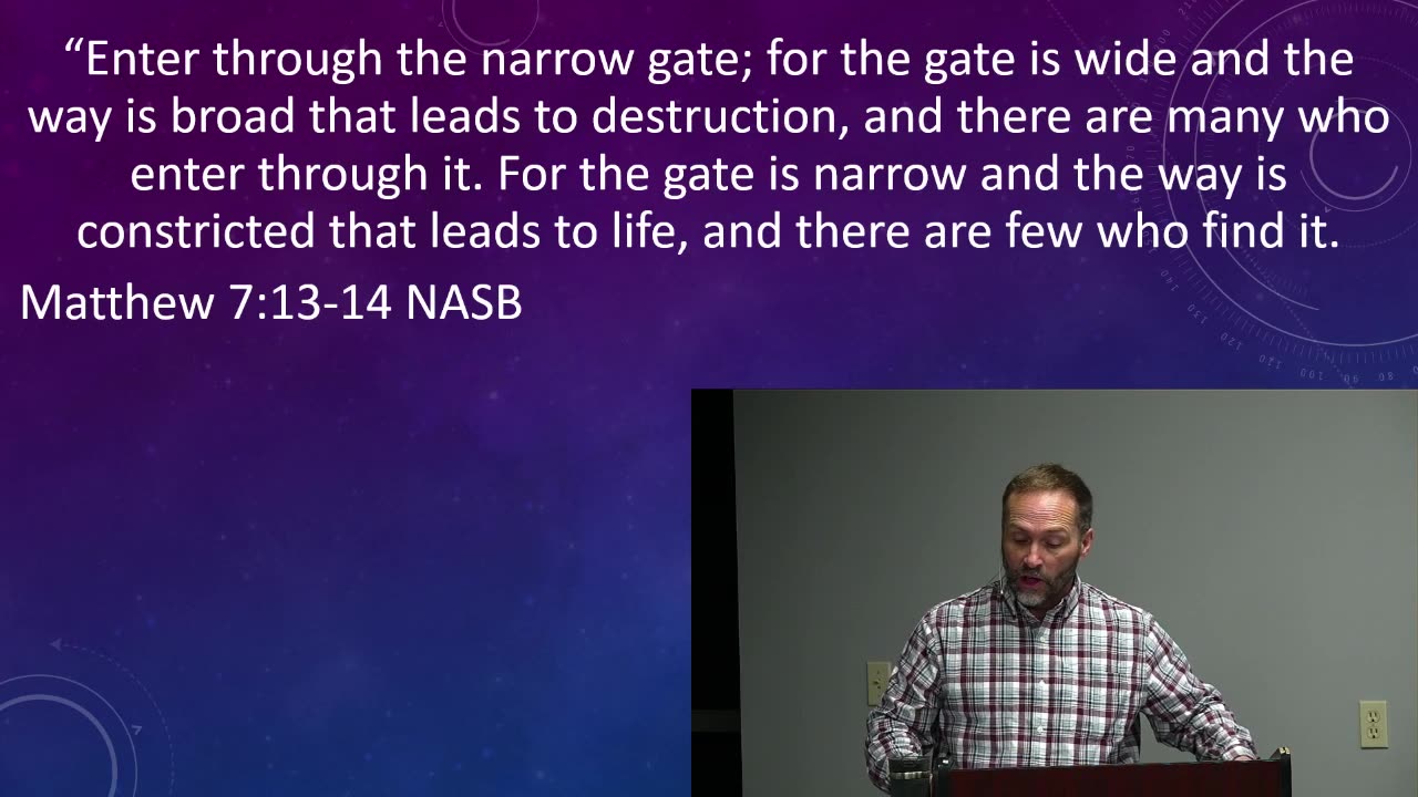 The Red Letters/The Beatitudes are the Narrow Way.