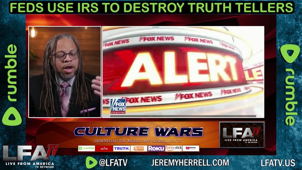 FEDS USE IRS TO DESTROY TRUTH TELLERS!