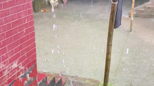 Raining