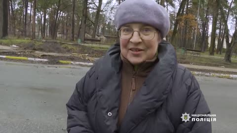 Bucha - 2.april when ucrainian police entered