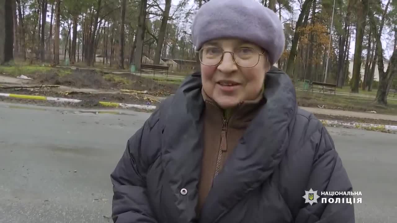 Bucha - 2.april when ucrainian police entered