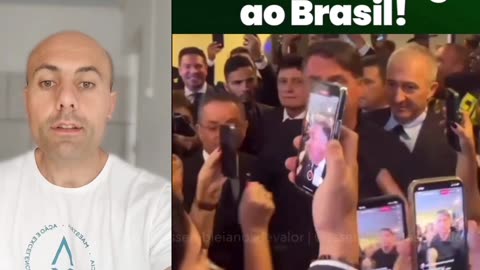 Bolsonaro voltou ao Brasil.