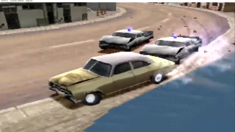 High speed chase of a 1952 Chevrolet Styleline Deluxe in Havana Cuba in the game Driver 2 - Part 9