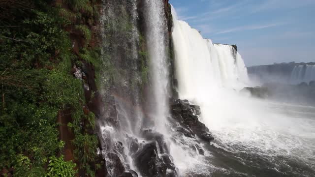 The Strong Force of a Massive Waterfall
