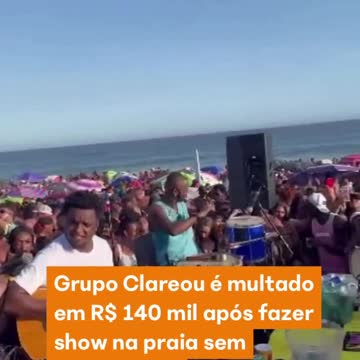 Multa de 140 mil para Banda Clareou