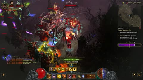 Diablo 3 Season 29 GR 109 SSFHC (Solo Self Found Hardcore) Gears of the Dreadlands DH