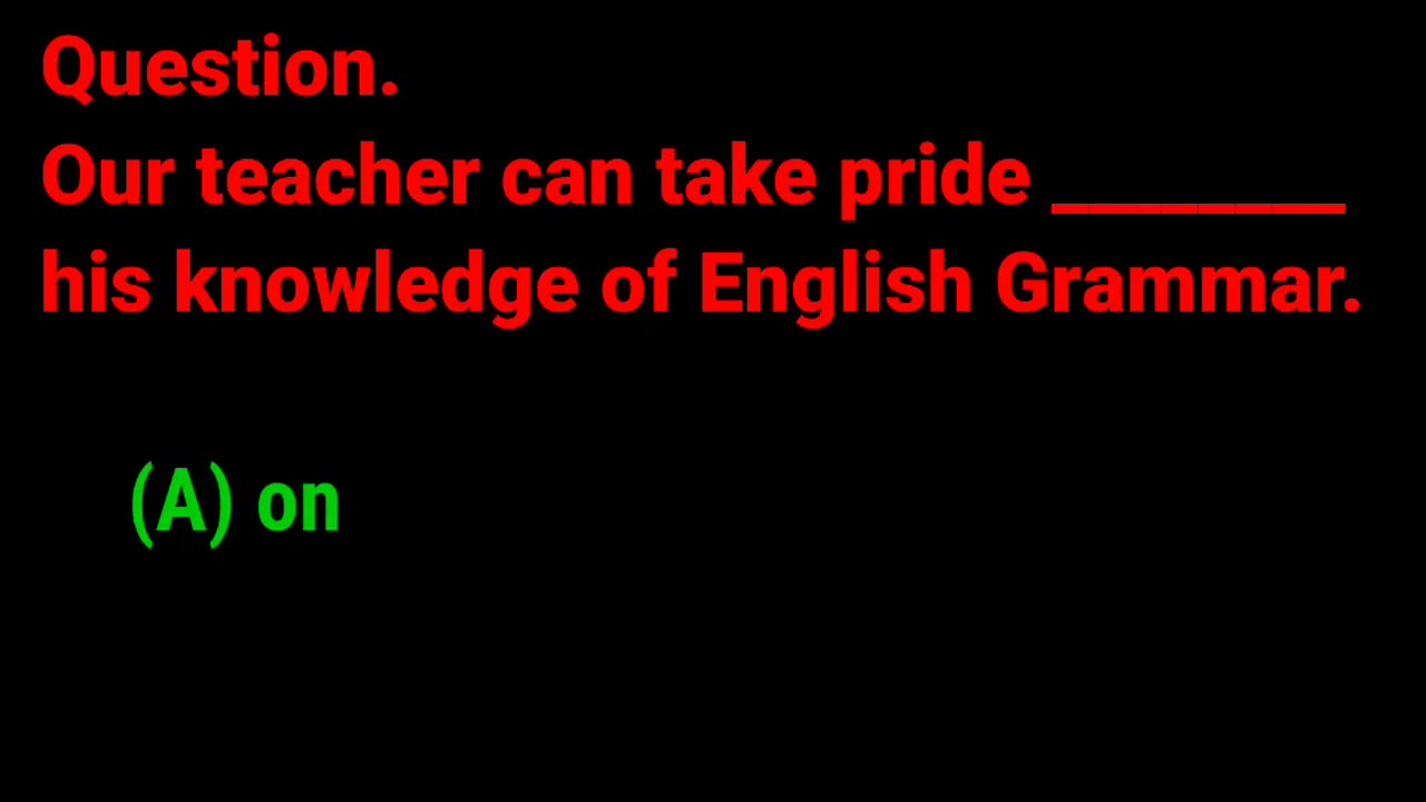 Information quiz video for your knowledge