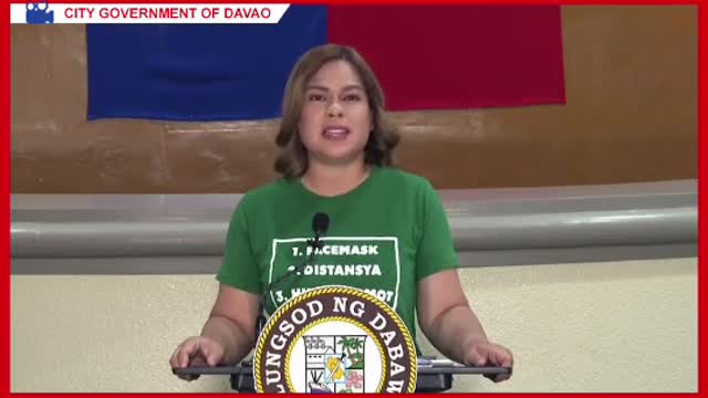 Farewell message ni Sara Dutertesa mga Davaoeños