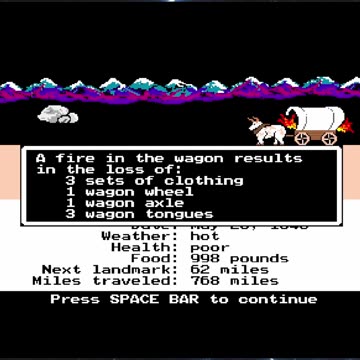 Holy tragedy Batman - Oregon Trail 1990 Short