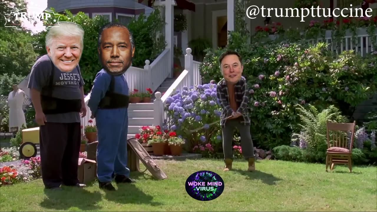 Trump, Elon Musk, and Ben Carson playing golf 🏌️‍♂️💥 … and AOC makes an appearance! 😂