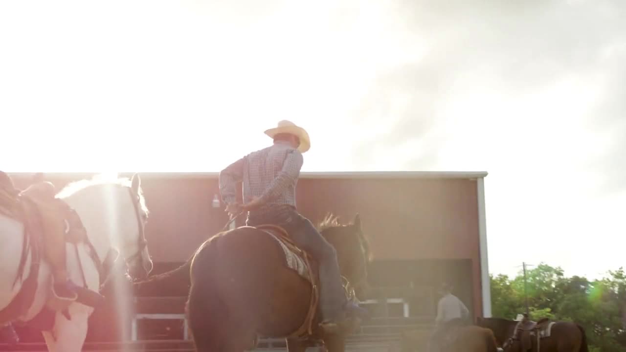 Rodeo Cowboys on Horses, Texas